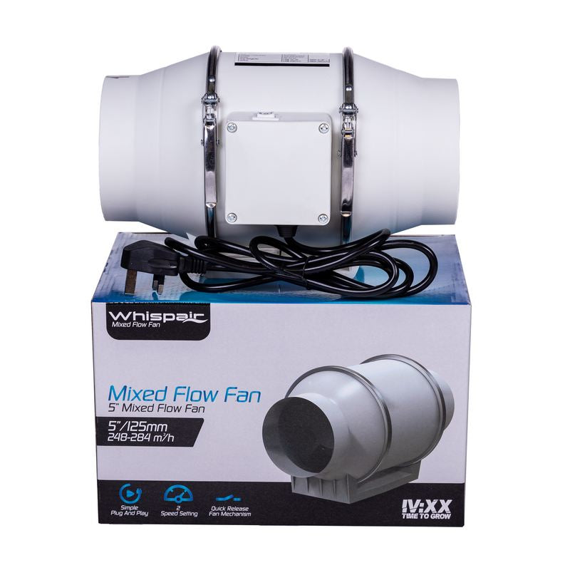 WhispAIR Mixed Flow Fans Twin Speed With Cable
