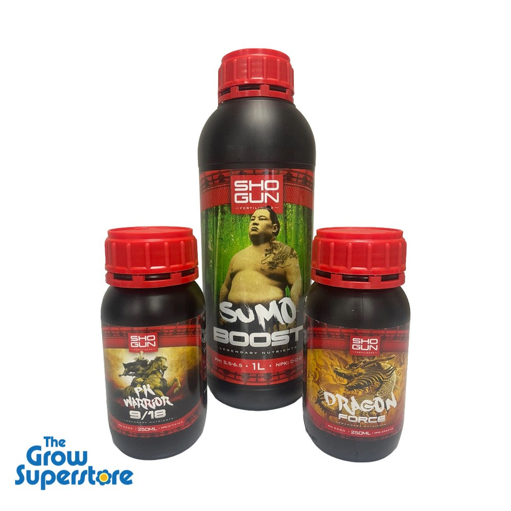 Shogun Flowering Bloom Booster Pack for Hand Feeding – 3-Part Kit