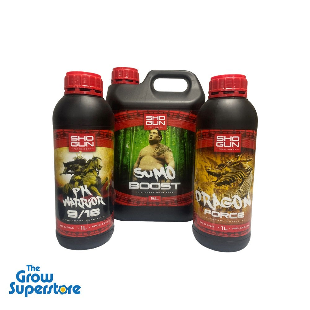 Shogun Flowering Bloom Booster Pack for Hand Feeding – 3-Part Kit