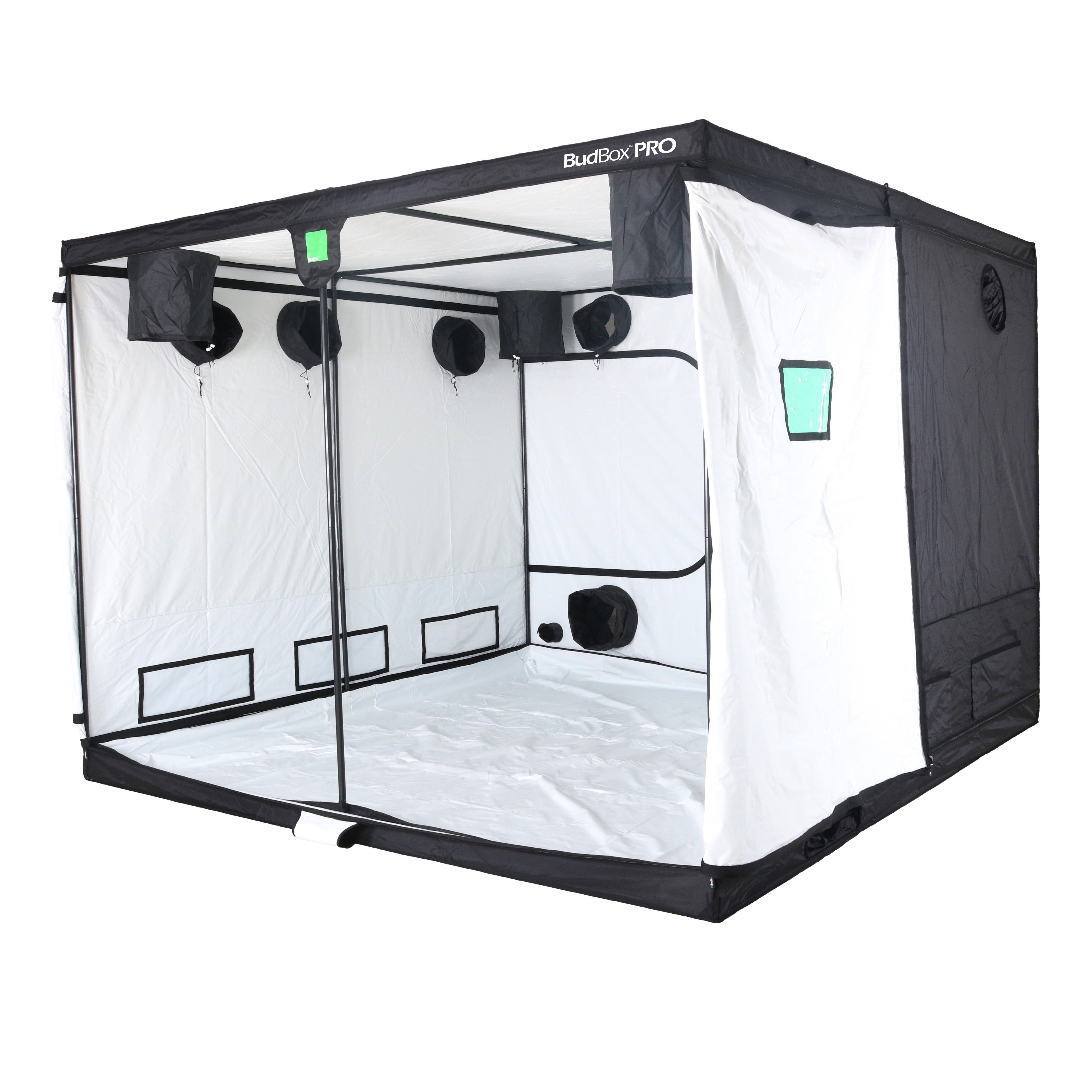 BudBox PRO TITAN 3-HL 300x300x220cm White/Mylar Grow Tent
