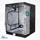 Open BudBox PRO XL Plus grow tent with reflective mylar interior and visible ducting ports – thegrowsuperstore.com