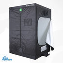BudBox PRO XL plus‑HL grow tent side view with partially open door showing white lining interior – thegrowsuperstore.com