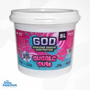 GOD Gel Bubble Gum 5L – Long-lasting gel odour neutraliser with nostalgic bubblegum fragrance. Designed for grow rooms and indoor use. Available at The Grow Superstore – thegrowsuperstore.com