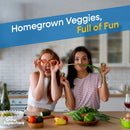 Grey, Round Fabric Pot – Foldable, Breathable & Reusable