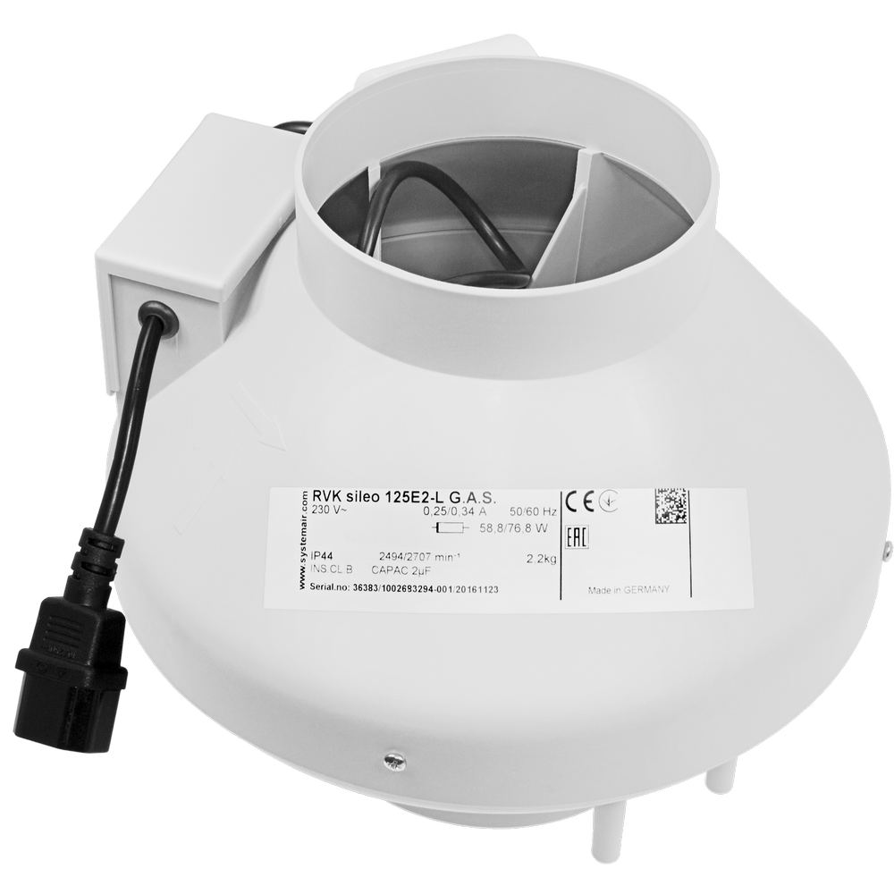 Systemair RVK InLine Fan - Sileo
