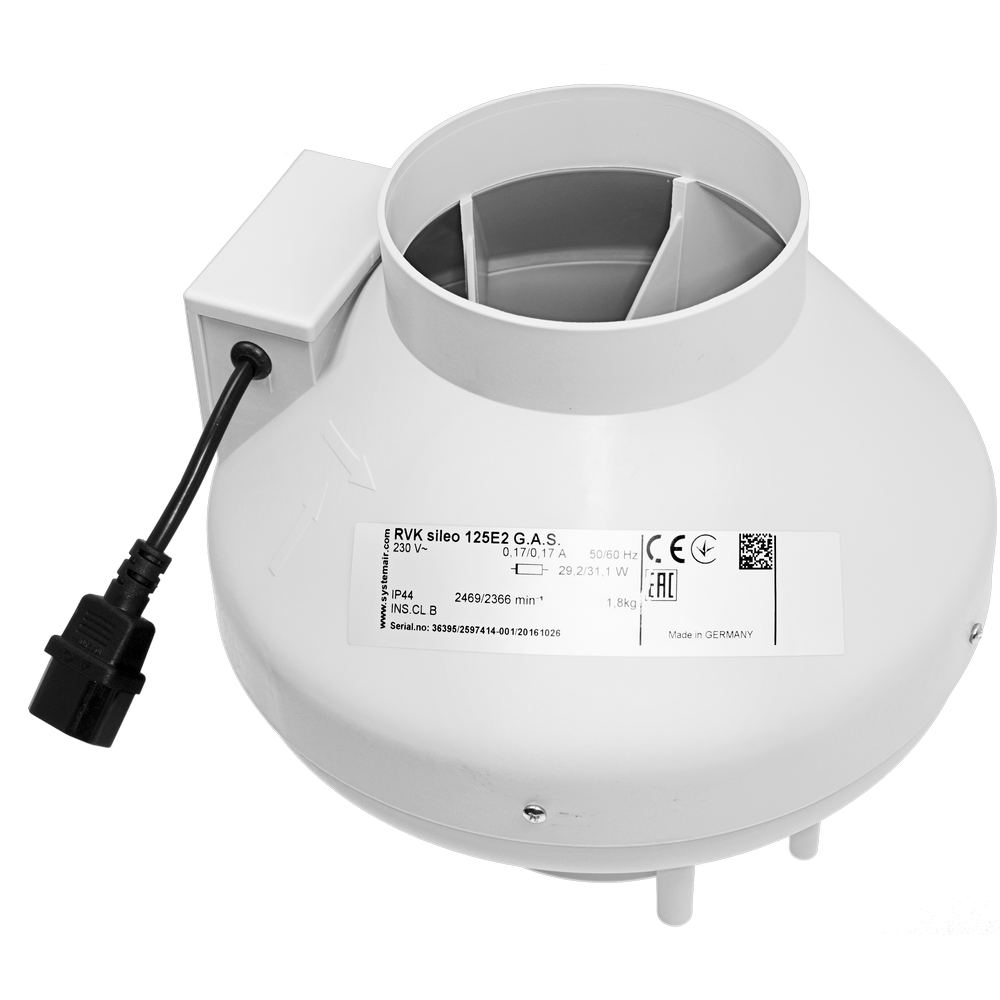 Systemair RVK InLine Fan - Sileo