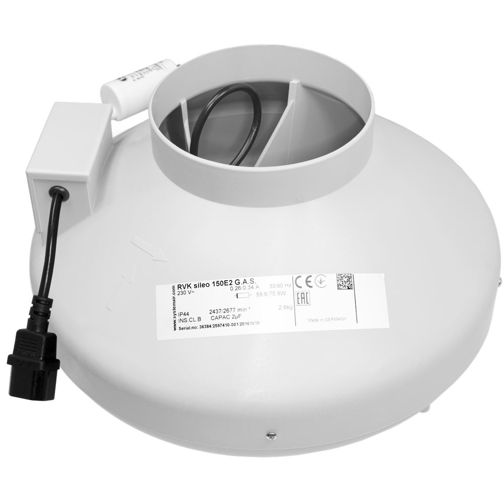 Systemair RVK InLine Fan - Sileo
