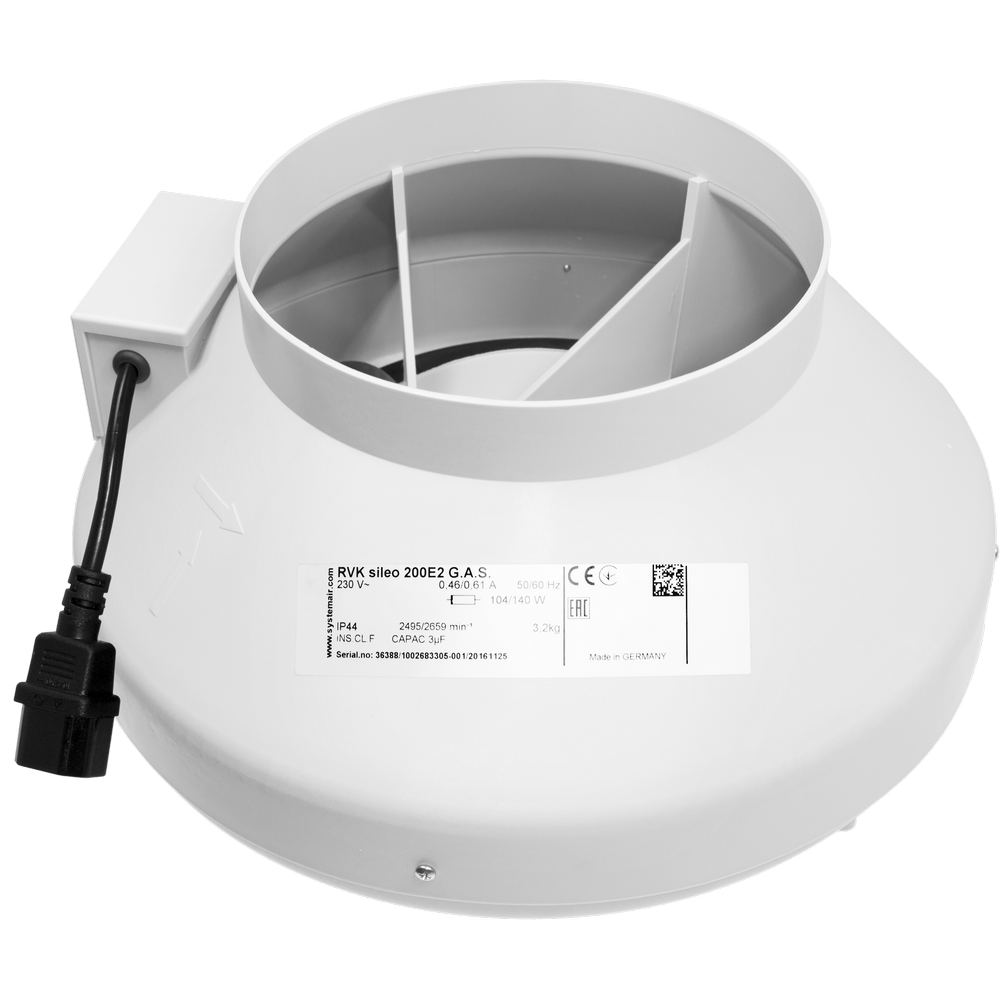Systemair RVK InLine Fan - Sileo