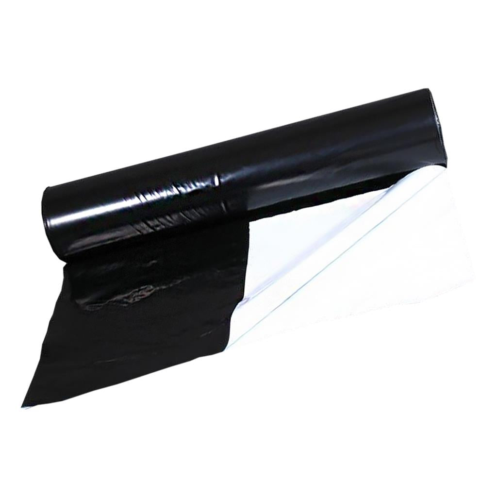 Visqueen Black White MF Sheeting 8m x 25m x 120µm