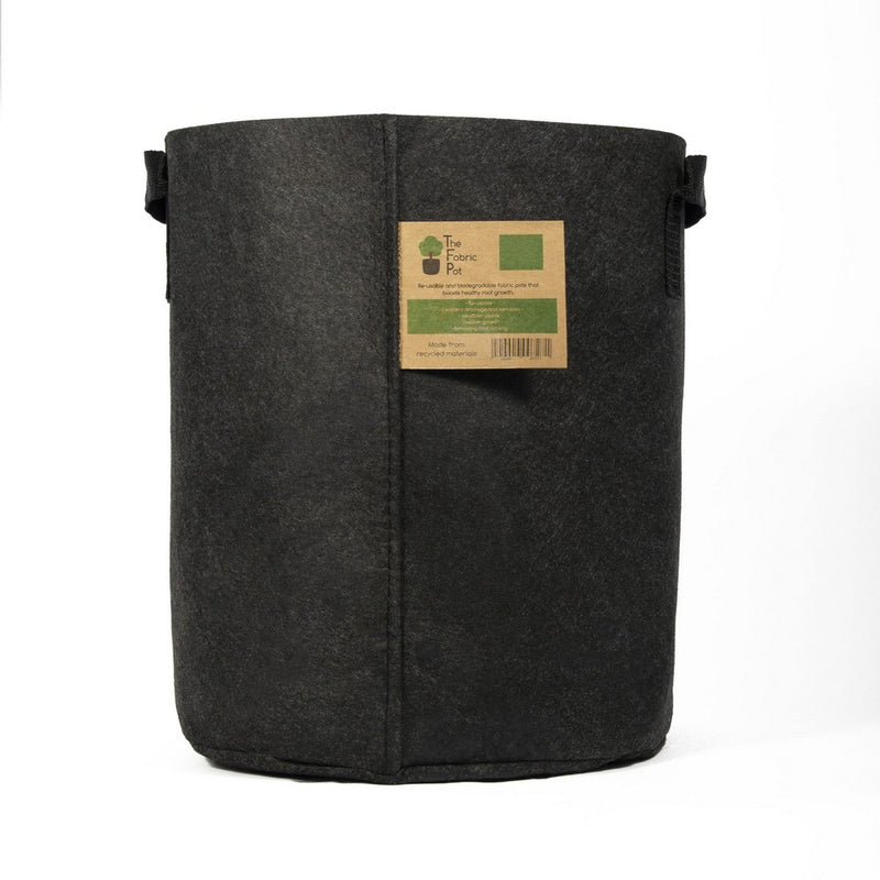 The Fabric Pot Black Round