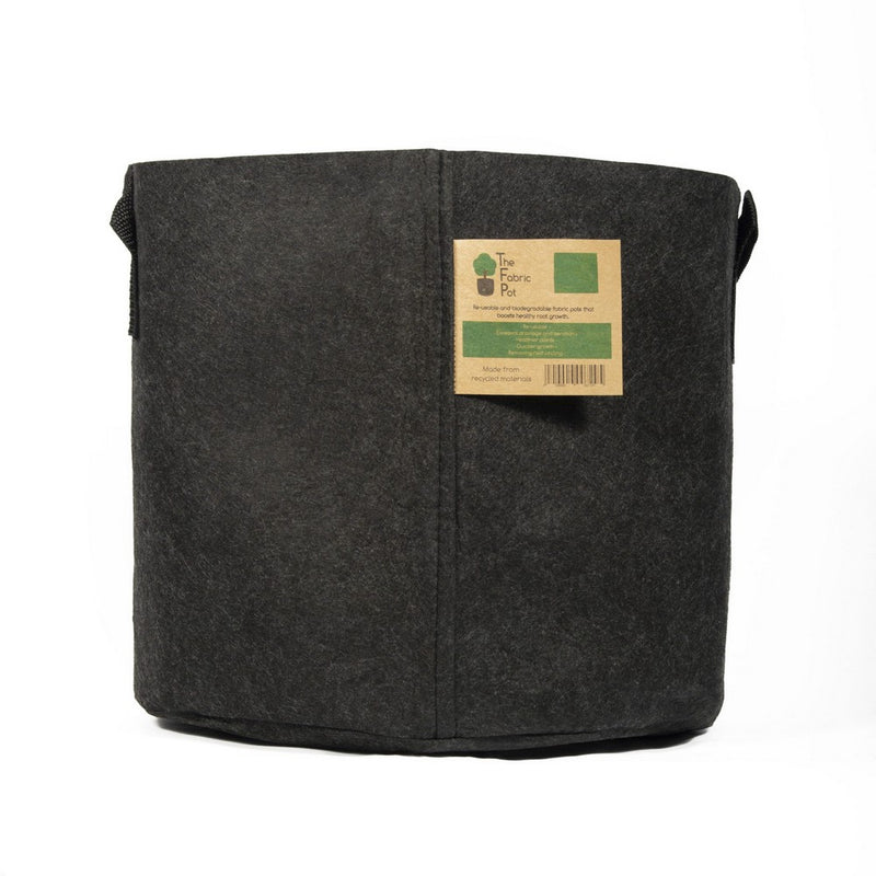 The Fabric Pot Black Round