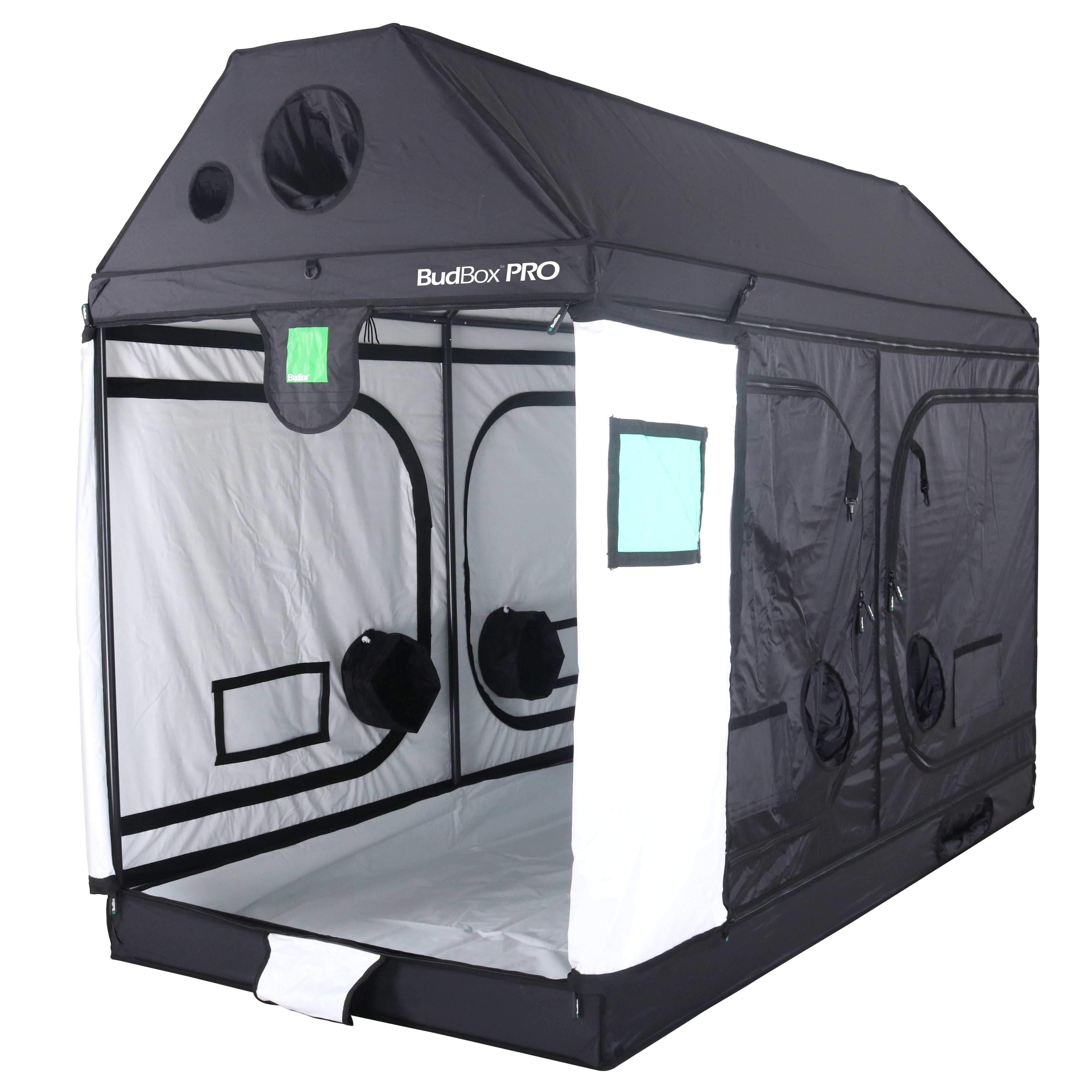 BudBox PRO XXL-R (pitched) 120x240x180cm White/Mylar Grow Tent