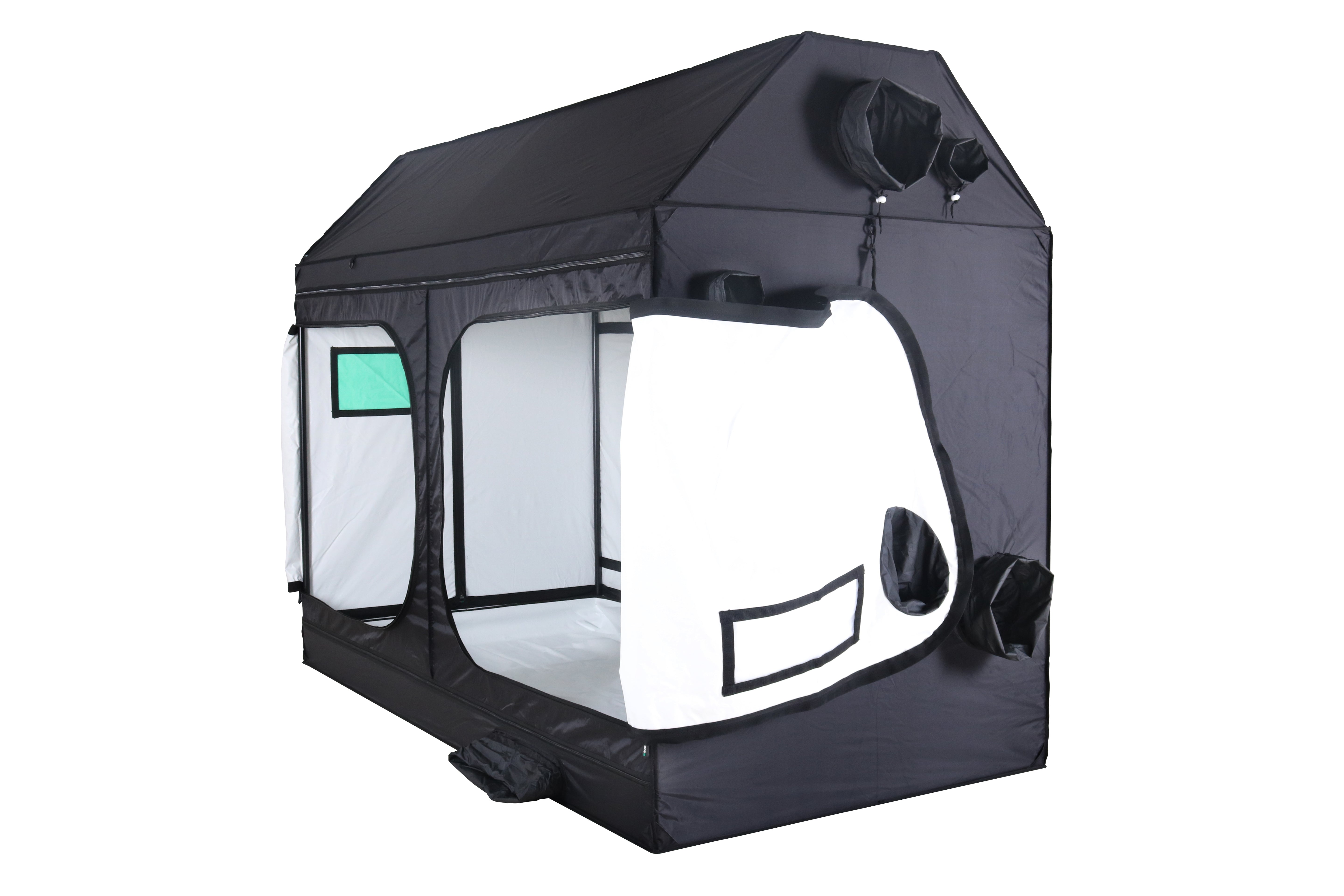 BudBox PRO XXL-R (pitched) 120x240x180cm White/Mylar Grow Tent