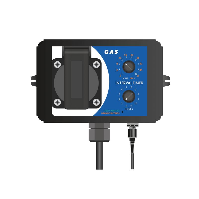 G.A.S Interval Timer with light sensor, adjustable settings for plant feeding, designed for optimal growth and yield.