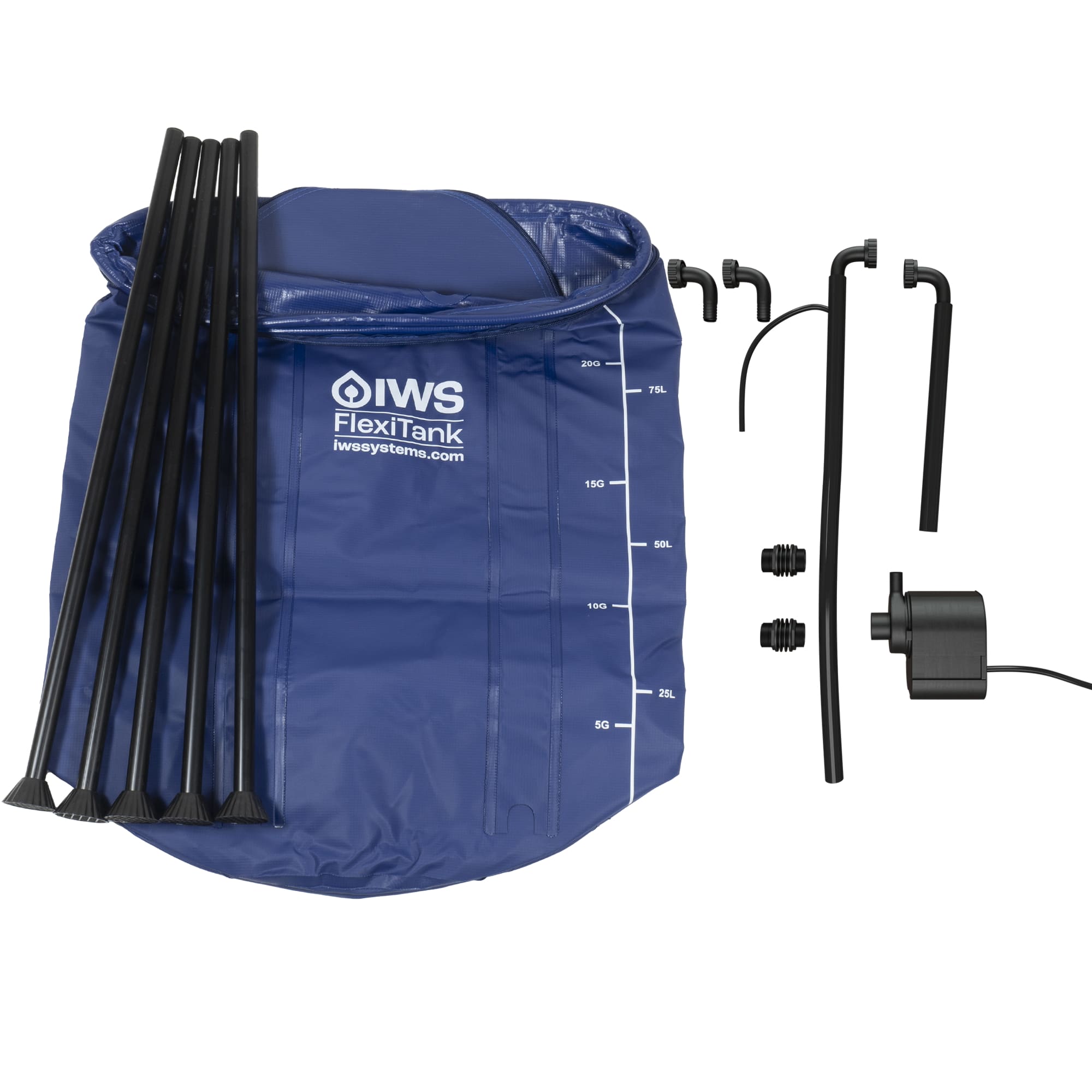 IWS Flood And Drain FlexiTank Pump And Pipework Kit PRO & Trident (Including Tank)