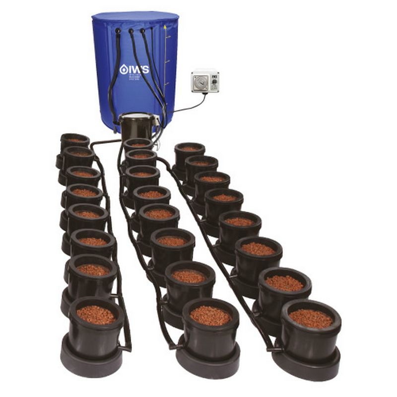 IWS PRO Remote 36 Pot Punched, Aqua Or Culture Pots With 400L FlexiTank