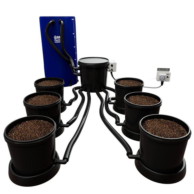 IWS PRO Remote 12 Pot Punched, Aqua Or Culture Pots With 250L FlexiTank