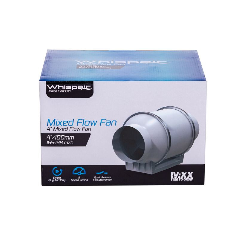 WhispAIR Mixed Flow Fans Twin Speed With Cable