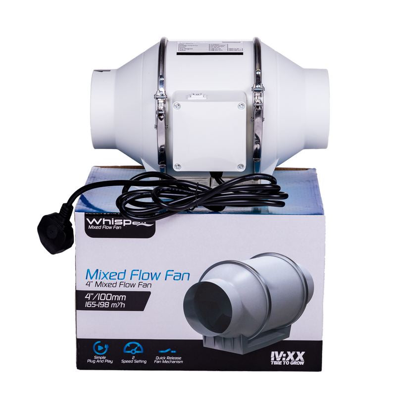 WhispAIR Mixed Flow Fans Twin Speed With Cable