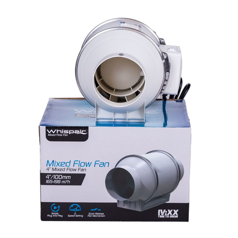 WhispAIR Mixed Flow Fans Twin Speed With Cable