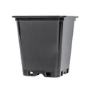 Potking Square Pot – Recycled Plastic, Black