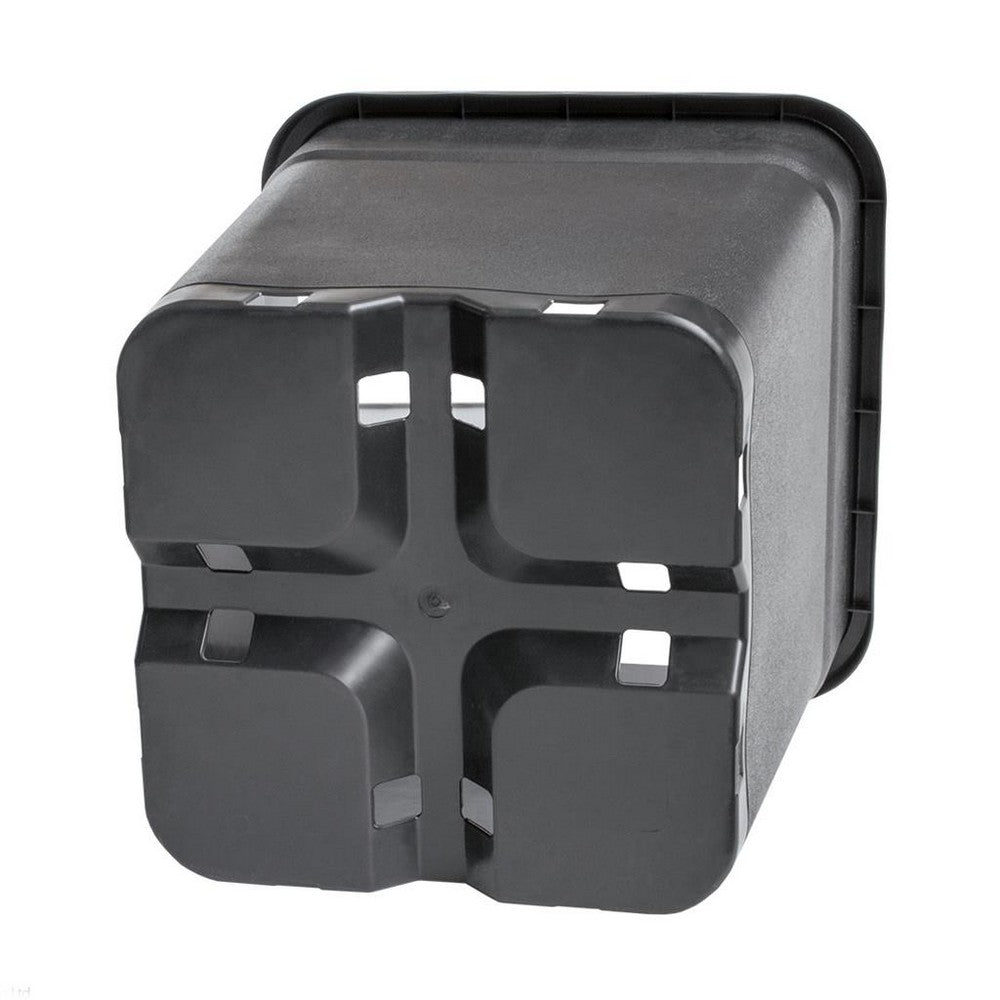 Potking Square Pot – Recycled Plastic, Black