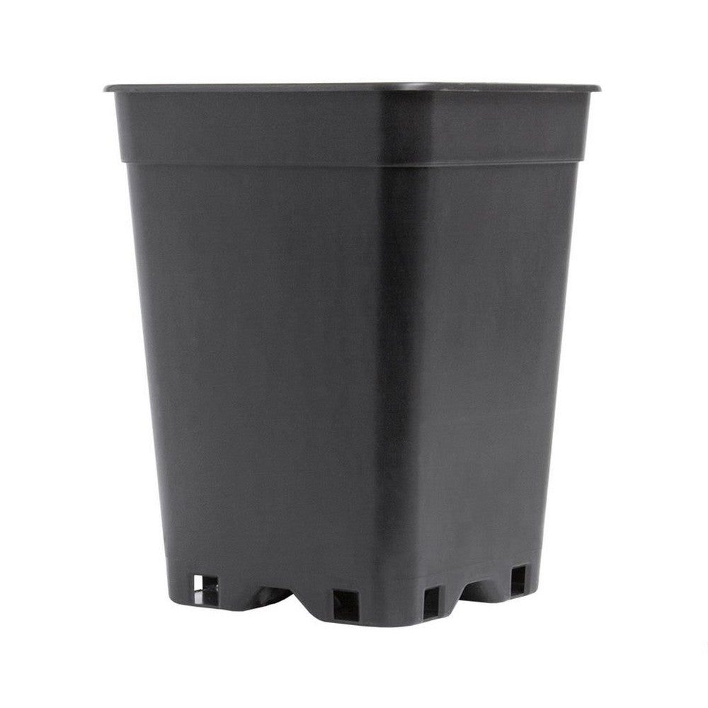 Potking Square Pot – Recycled Plastic, Black