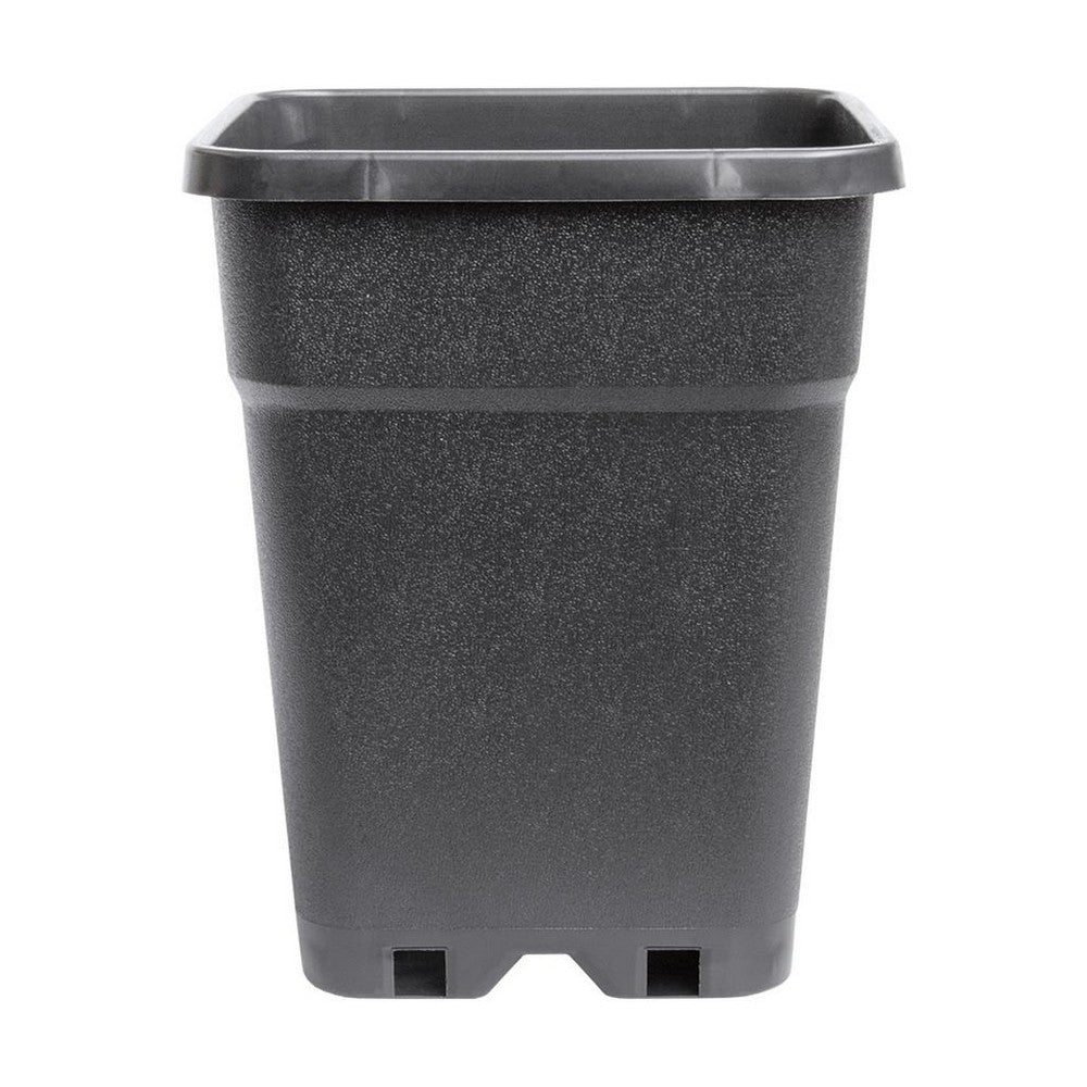 Potking Square Pot – Recycled Plastic, Black