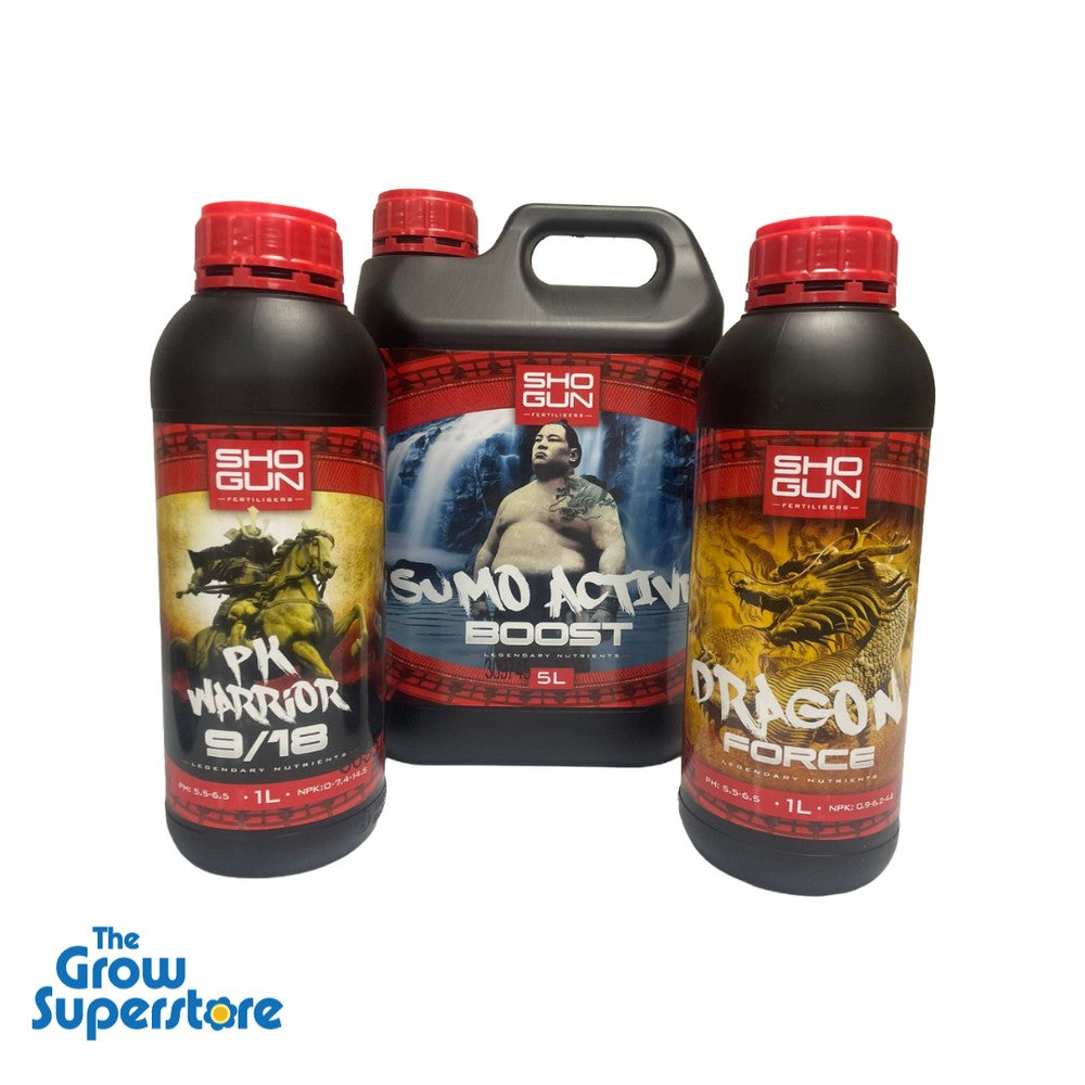 Shogun Flowering Booster Pack For Hydro/Active Systems 3 Part Kit