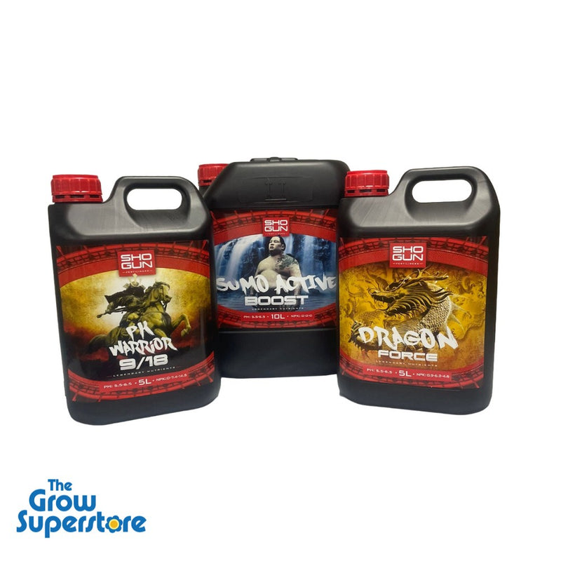 Shogun Flowering Booster Pack For Hydro/Active Systems 3 Part Kit
