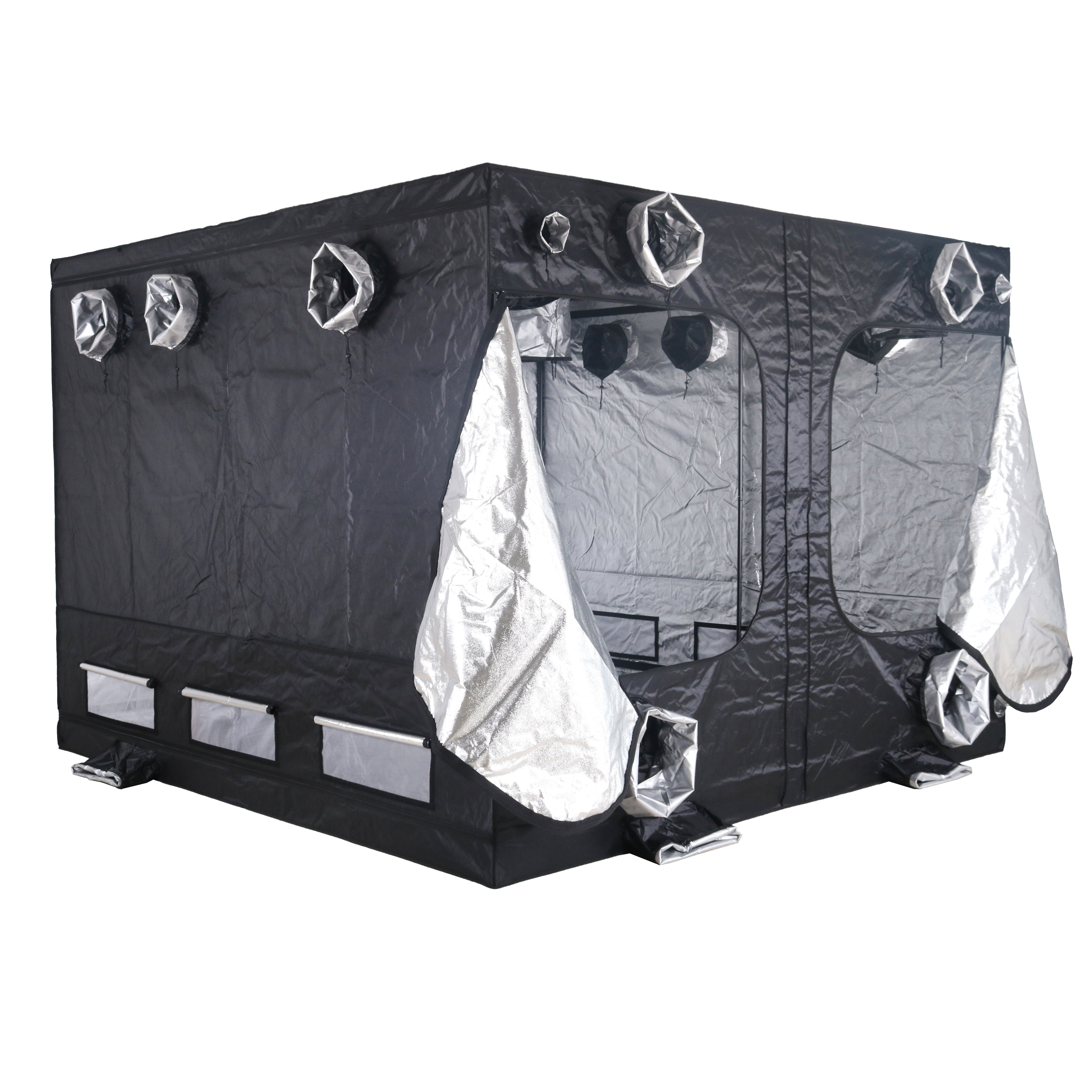 BudBox PRO TITAN 3-HL 300x300x220cm White/Mylar Grow Tent