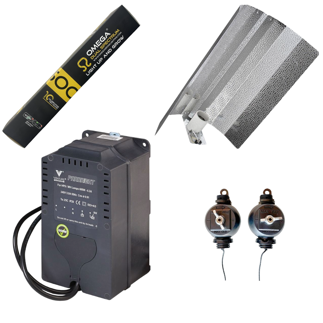 Parbright Magnetic 600w Light Kit With 600w Lamp And Euro Reflector