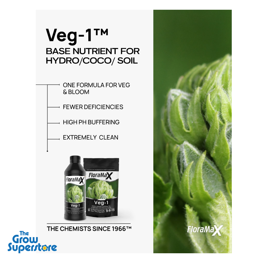FloraMax Veg-1 – 1-Part Nutrient for Strong Vegetative Growth