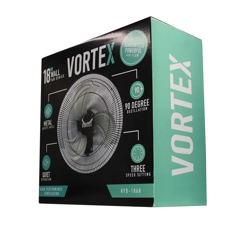Vortex 18'' Oscillating Metal Blade Wall Fan 3 Speed