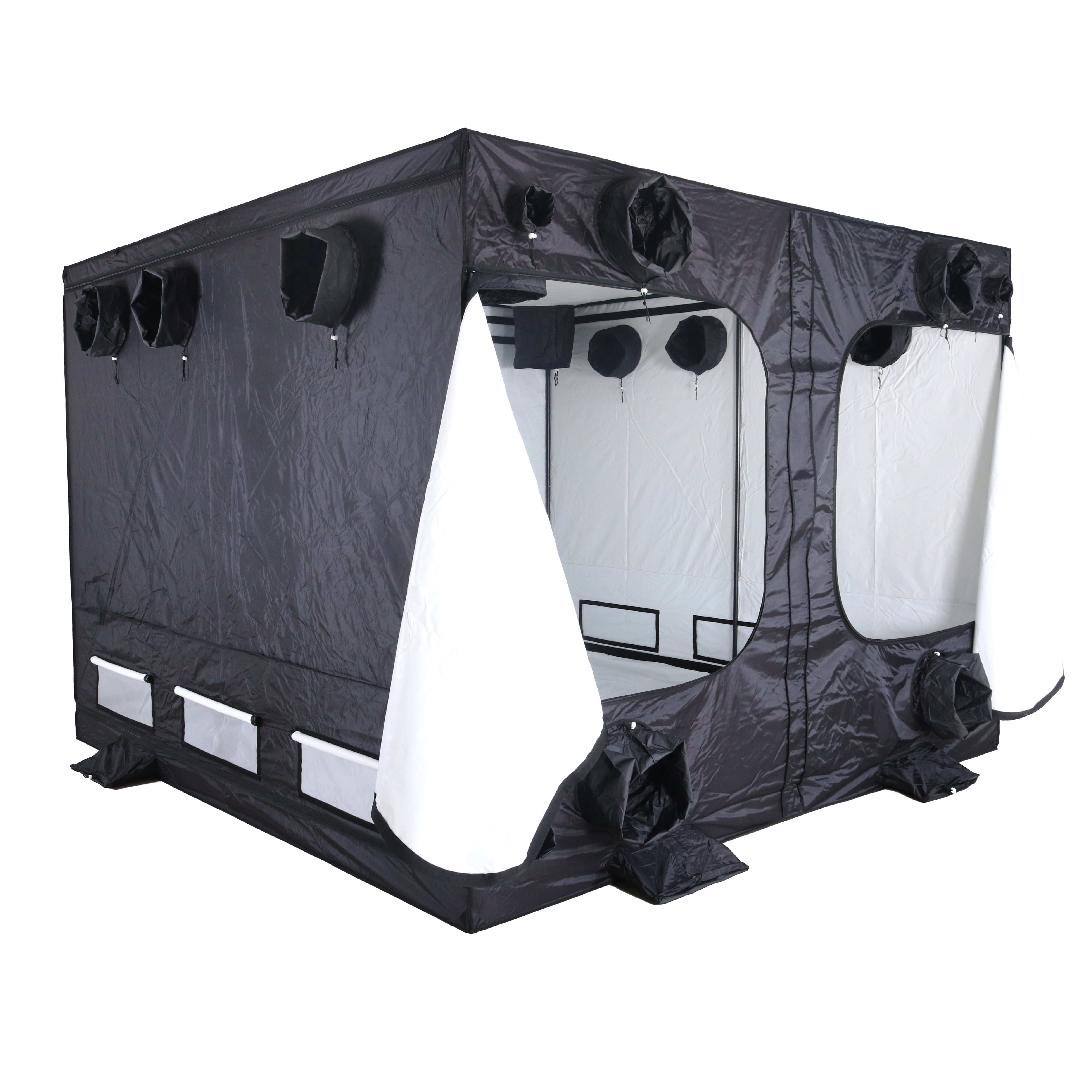 BudBox PRO TITAN 3-HL 300x300x220cm White/Mylar Grow Tent