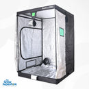 Open BudBox PRO XL plus‑HL grow tent with reflective mylar interior and visible ducting ports – thegrowsuperstore.com