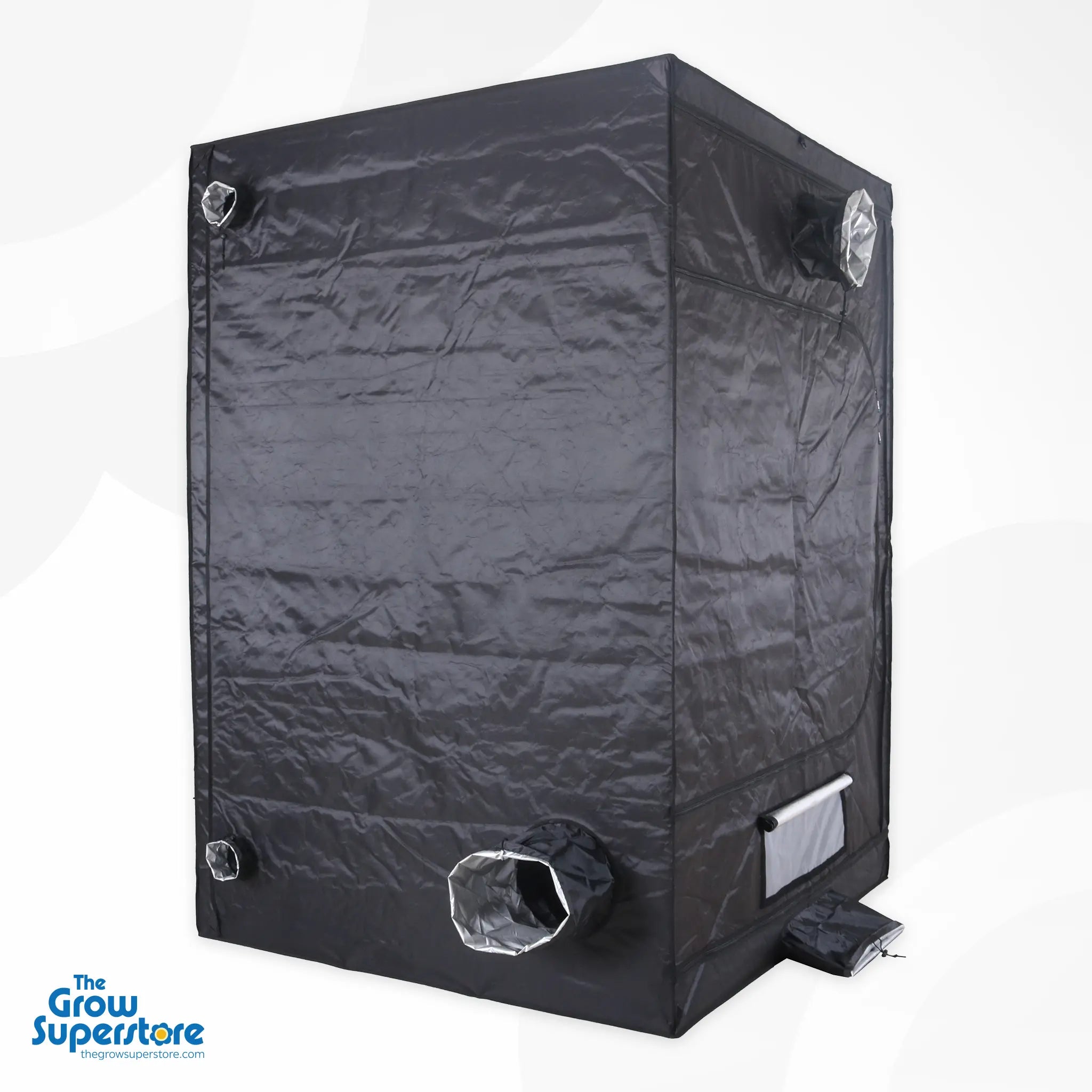 BudBox PRO XL plus‑HL grow tent rear view with ducting ports and zipped door – thegrowsuperstore.com