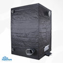 BudBox PRO XL plus‑HL grow tent rear view with ducting ports and zipped door – thegrowsuperstore.com