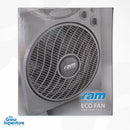 RAM Eco Floor Fan 12" front product packaging – thegrowsuperstore.com
