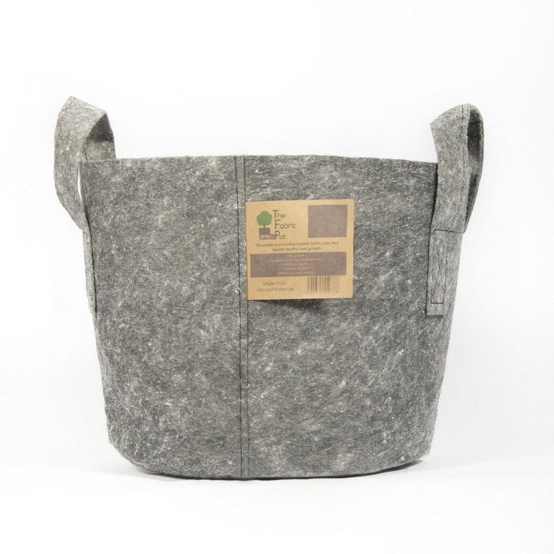 The Fabric Pot Grey Round