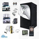 Complete Hydroponic Grow Tent Starter Kit with lighting, ventilation, timer, and hygrometer components from The Grow Superstore – thegrowsuperstore.com