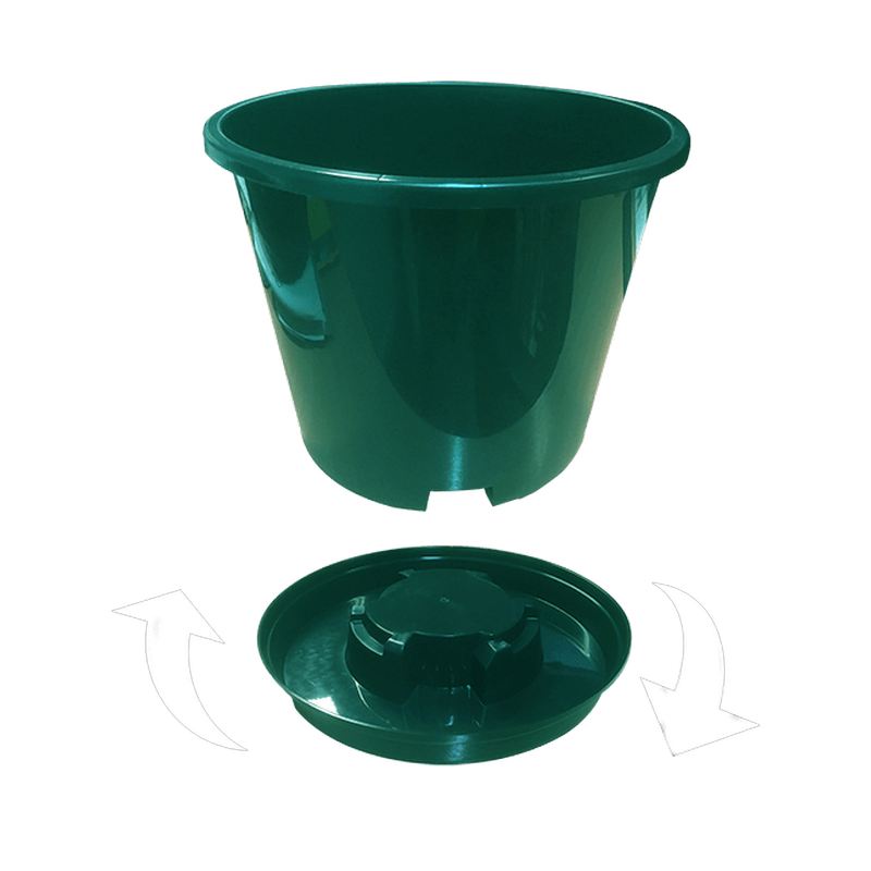 Maxipot Twist And Lock 15L Pot And Saucer