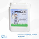 Large 5 L Moonshine Nutrient Enhancer container designed to increase nutrient uptake efficiency in all growing systems. The Grow Superstore – thegrowsuperstore.com