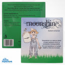 Detailed Moonshine Nutrient Enhancer label listing active ingredients (molasses, kelp, oil seed extracts) and biodegradable composition. The Grow Superstore – thegrowsuperstore.com