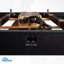 Detail of dimming control ports on Omega Infinity 1000W 3.0 Pro LED, allowing external controller compatibility for precise brightness adjustments. Available at The Grow Superstore – thegrowsuperstore.com