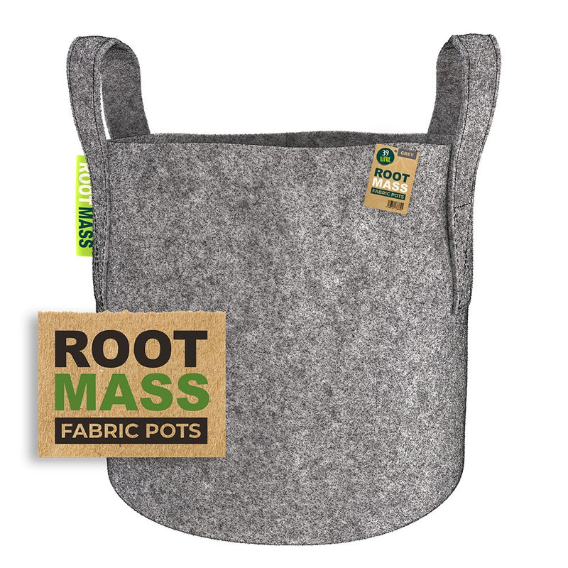 GREY RootMASS 39L Fabric Pot