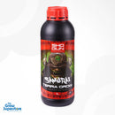 Front view of SHOGUN Samurai Terra Grow 1L bottle, featuring bold branding and SmartZen logo – thegrowsuperstore.com