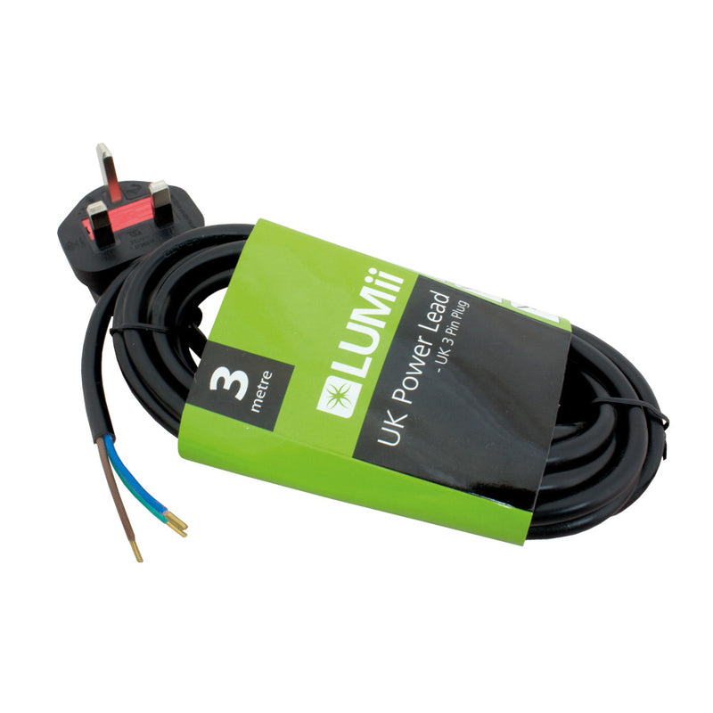 LUMii UK Power Lead 3m