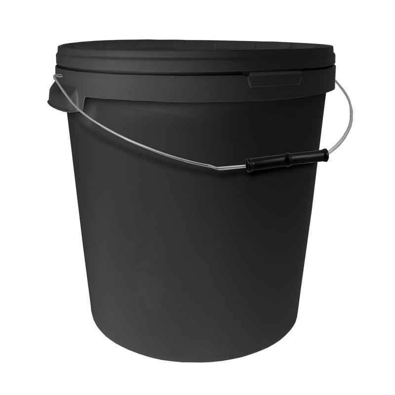 Black Bucket With Lid