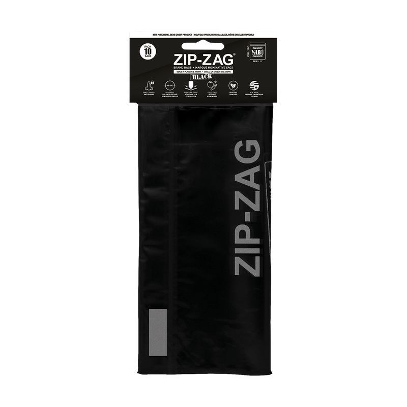 Zip-Zag Bag Black 250g